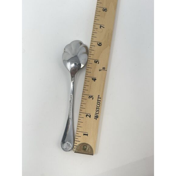 Reed & Barton BAYVIEW Stainless Glossy Teaspoons Set Of 5 & 1 Sugar Spoon 6.25” - Picture 3 of 7